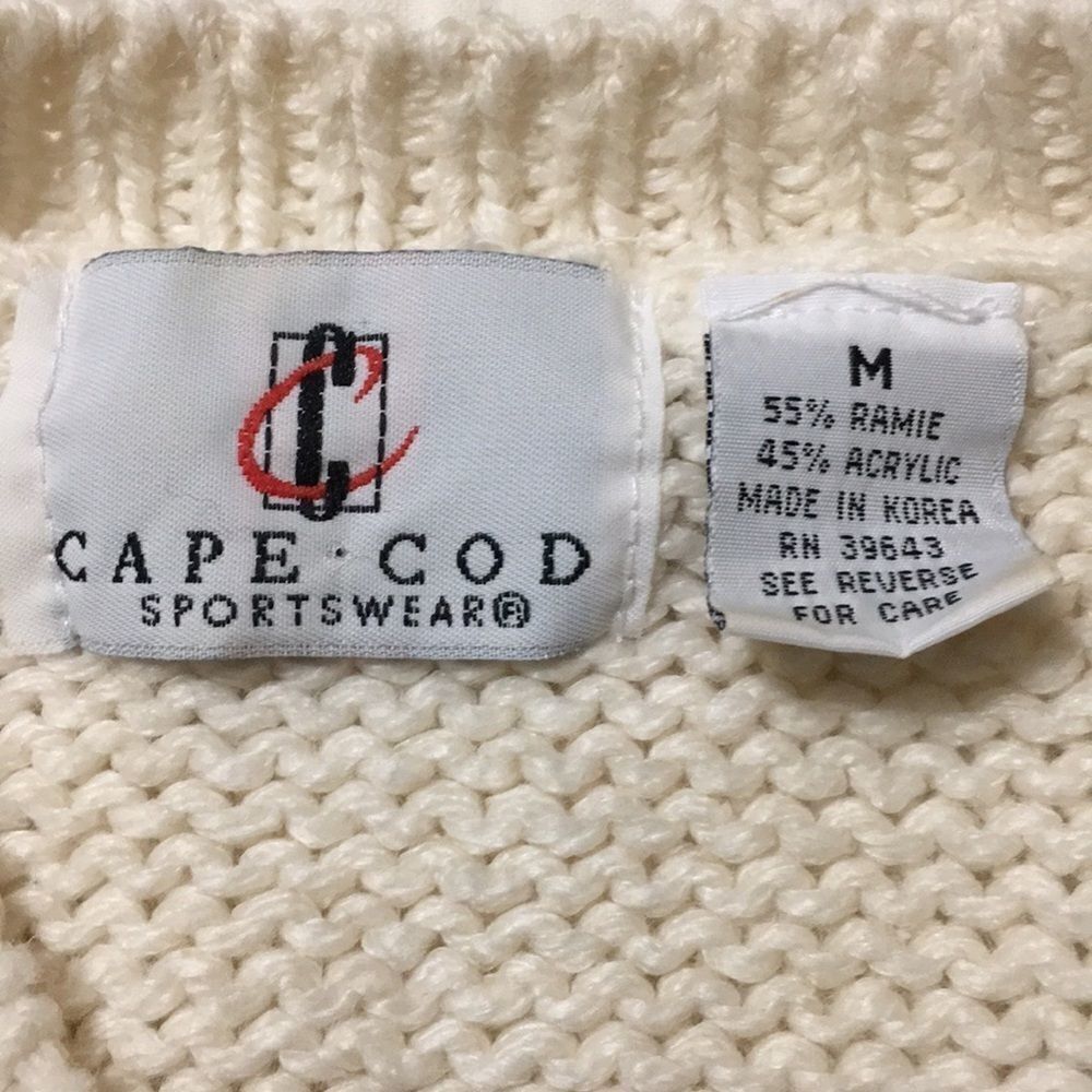 Vintage Cape Cod Sportswear Sweater M - Picture 5 of 9